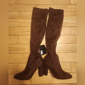 Forever 21 over knee-high boots